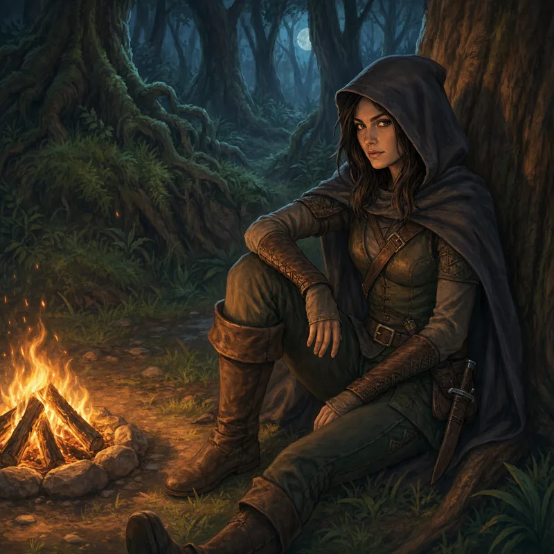 Nyx from the Rusty Tankard party