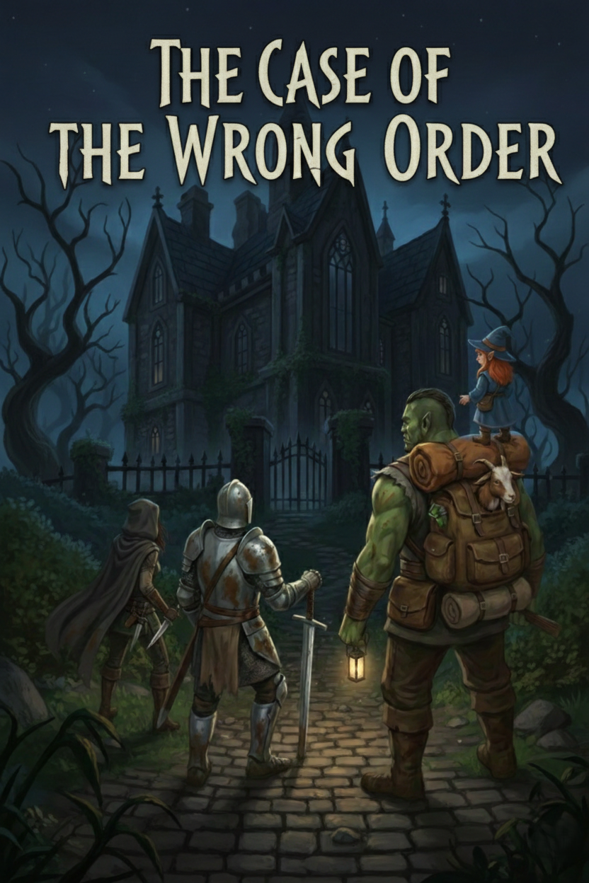 Cover for The Case of the Wrong Order